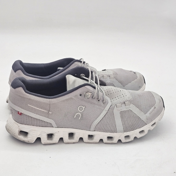 On Cloud 5 Glacier White Men’s Running Shoes Size 8 Lightweight Cushioned Preown main image 12
